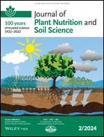 Cover: Journal of Plant Nutrition and Soil Science