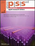 Cover: physica status solidi RRL - Rapid Research Letters