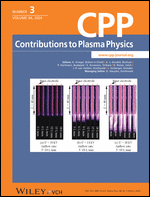Cover: Contributions to Plasma Physics
