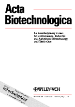 Cover: Acta Biotechnologica