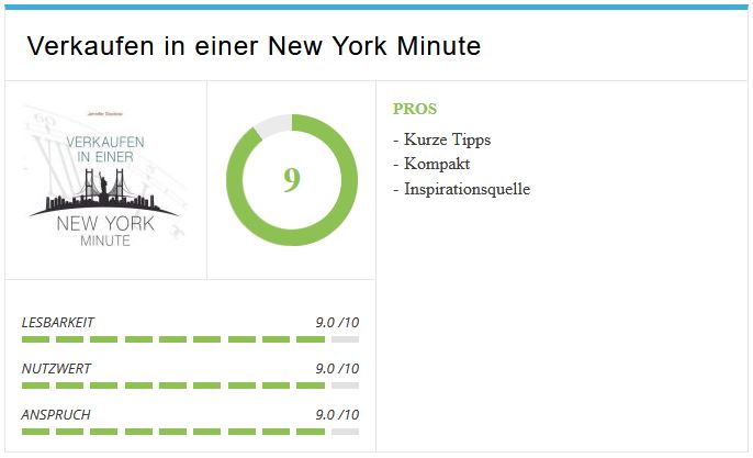 Jennifer Gluckow; Verkaufen in einer New York Minute